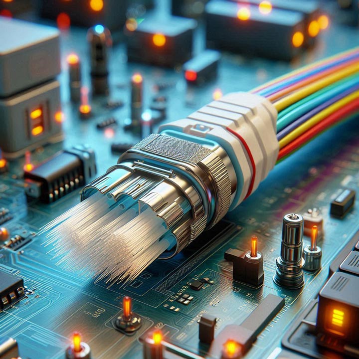 fiber optic LC connector